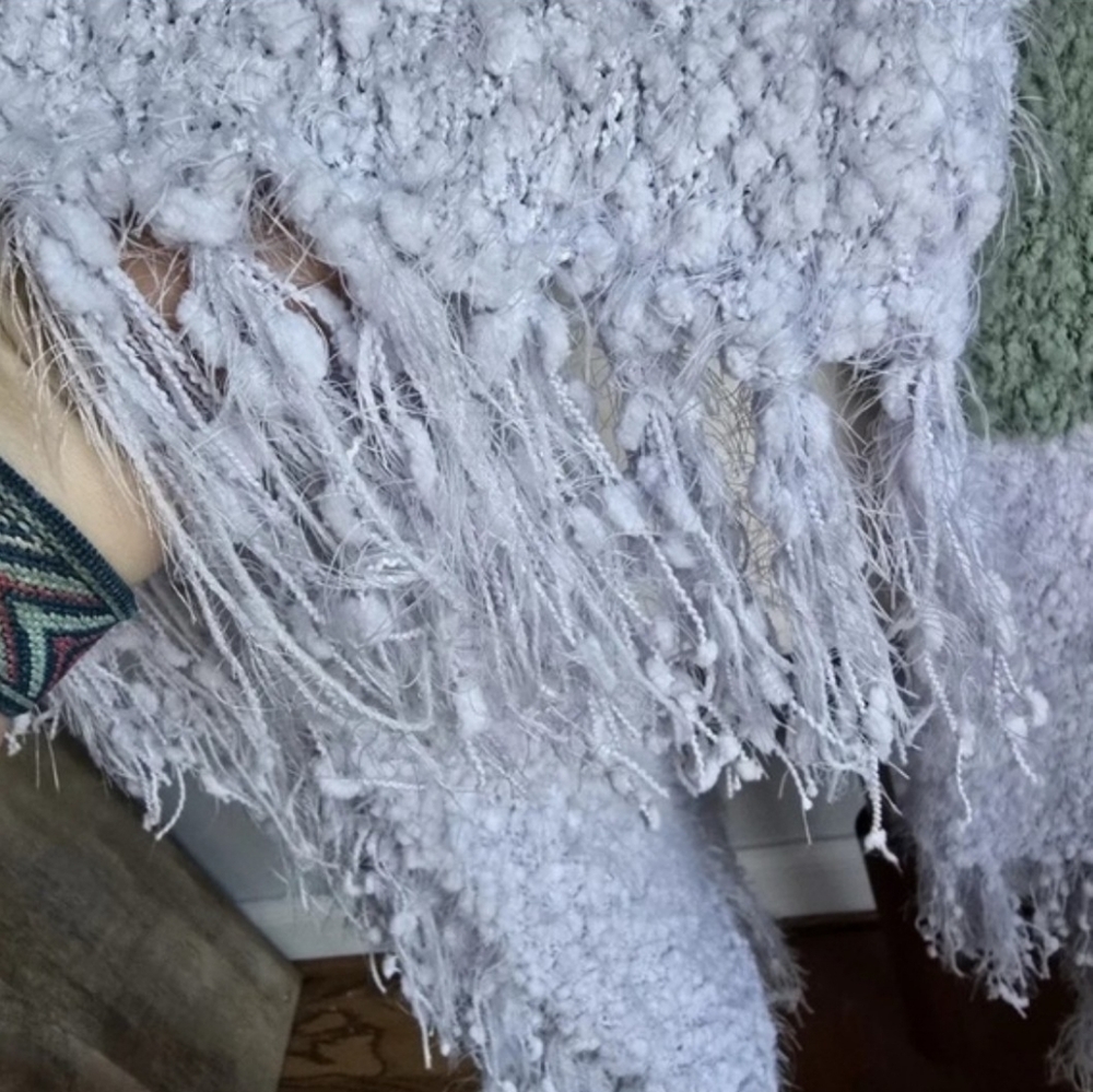 Matilda Jane Textured Open Shawl Cape Poncho One Size Fits All NWT - Picture 5 of 6